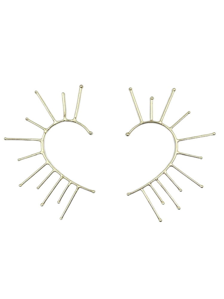 Kiara Spiked Ear Cuffs - Bold Design in Gold and Silver